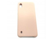 Чехол Samsung A10/M10 (2019) Silicone Case №19 в упаковке Розовый Песок
