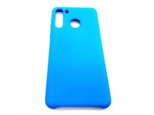 Чехол Samsung A21 (2020) Silicone Case №03 в упаковке Синий