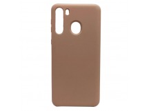 Чехол Samsung A21 (2020) Silicone Case №19 в упаковке Песок Розовый