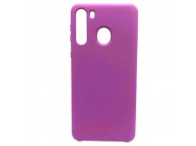 Чехол Samsung A21 (2020) Silicone Case №30 в упаковке Баклажан