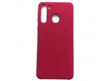 Чехол Samsung A21 (2020) Silicone Case №42 в упаковке Красная Роза