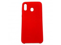 Чехол Samsung M20 (2019) Silicone Case №14 в упаковке Красный
