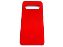 Чехол Samsung S10 5G (2019) Silicone Case №14 в упаковке Красный