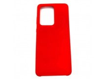 Чехол Samsung S20 Ultra (2020) Silicone Case №14 в упаковке Красный