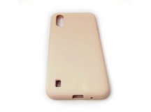 Чехол Samsung A01/M01 (2020) Silicone Case 2.0mm Розовый Песок