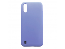 Чехол Samsung A01/M01 (2020) Silicone Case 2.0mm Сиреневый