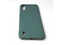 Чехол Samsung A01/M01 (2020) Silicone Case 2.0mm Темно-Зеленый