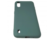 Чехол Samsung A01/M01 (2020) Silicone Case 2.0mm Темно-Зеленый