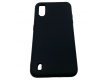 Чехол Samsung A01/M01 (2020) Silicone Case 2.0mm Черный