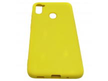 Чехол Samsung A11/M11 (2020) Silicone Case 2.0mm Желтый