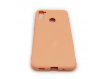 Чехол Samsung A11/M11 (2020) Silicone Case 2.0mm Оранжевый