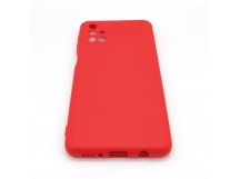 Чехол Samsung M31s (2020) Silicone Case 2.0mm Красный