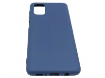 Чехол Samsung M51 (2020) Silicone Case 2.0mm Темно-Синий