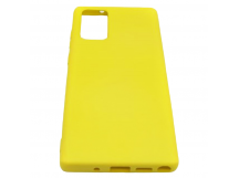 Чехол Samsung Note 20 (2020) Silicone Case 2.0mm Желтый