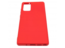 Чехол Samsung Note 20 (2020) Silicone Case 2.0mm Красный