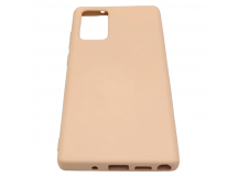 Чехол Samsung Note 20 (2020) Silicone Case 2.0mm Розовый Песок