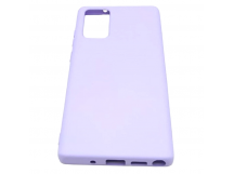 Чехол Samsung Note 20 (2020) Silicone Case 2.0mm Сиреневый