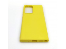 Чехол Samsung Note 20 Ultra (2020) Silicone Case 2.0mm Желтый