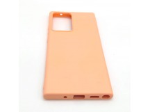Чехол Samsung Note 20 Ultra (2020) Silicone Case 2.0mm Оранжевый
