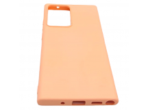 Чехол Samsung Note 20 Ultra (2020) Silicone Case 2.0mm Оранжевый