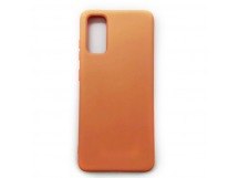 Чехол Samsung S20 (2020) Silicone Case 2.0mm Оранжевый