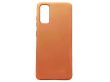 Чехол Samsung S20 (2020) Silicone Case 2.0mm Оранжевый