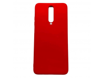 Чехол Xiaomi Redmi K30 (2020) Silicone Case 2.0mm Красный