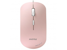 Проводная мышь Smartbuy 288-G беззвучная розовая