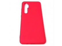 Чехол Xiaomi Mi Note 10 Lite (2020) Silicone Case 2.0mm Красный