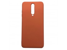 Чехол Xiaomi Redmi K30 (2020) Silicone Case 2.0mm Оранжевый