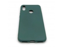 Чехол Honor 8A/8A Pro/8A Prime/Y6s/Y6//Y6 Prime(с отпечатком) Silicone Case 2.0mm Темно-Зеленый