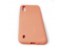 Чехол Samsung A01/M01 (2020) Silicone Case 2.0mm Оранжевый
