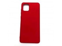 Чехол Samsung A81/Note 10 Lite (2020) Silicone Case 2.0mm Красный
