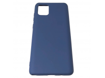 Чехол Samsung A81/Note 10 Lite (2020) Silicone Case 2.0mm Темно-Синий