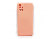 Чехол Samsung M31s (2020) Silicone Case 2.0mm Розовый Жемчуг