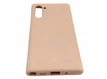 Чехол Samsung Note 10 (2019) Silicone Case 2.0mm Розовый Песок