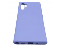 Чехол Samsung Note 10 Pro (2019) Silicone Case 2.0mm Сиреневый