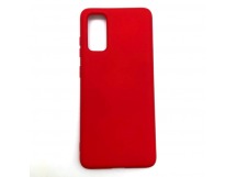 Чехол Samsung S20 (2020) Silicone Case 2.0mm Красный