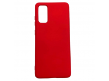 Чехол Samsung S20 (2020) Silicone Case 2.0mm Красный