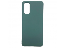 Чехол Samsung S20 (2020) Silicone Case 2.0mm Темно-Зеленый