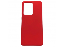 Чехол Samsung S20 Ultra (2020) Silicone Case 2.0mm Красный
