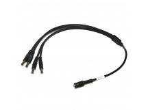 Разветвитель питания DC на 4 разъема, штекер 2.1х5.5 мм (1F-4M), шт