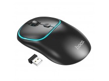 Мышь беспроводная HOCO DI47, Bluetooth, аккумулятор, подсветка (черный) беззвучная
