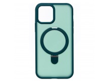 Чехол-накладка - SM088 SafeMag  для "Apple iPhone 12/iPhone 12 Pro" (dark green) (226410)