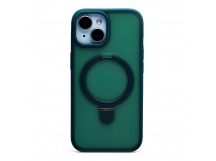 Чехол-накладка - SM088 SafeMag  для "Apple iPhone 15" (dark green) (226466)