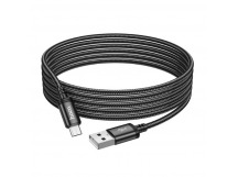 Кабель USB - Micro USB HOCO X91 "Radiance" (2.4А, 300см) черный