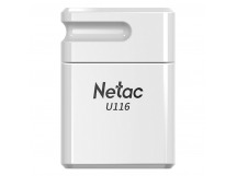 Флеш-накопитель USB 3.0 64GB Netac U116 mini белый (130 MB/s)