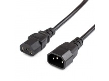Шнур сетевой компьютер-монитор (гн.С13 - шт.С14) 0,75мм2 1,8м GoPower
