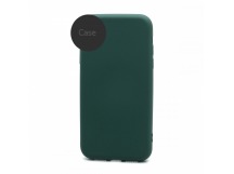 Чехол-накладка Silicone Case NEW ERA для Infinix Hot 30i темно-зеленый