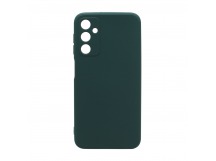 Чехол-накладка Silicone Case NEW ERA для Samsung Galaxy A24 темно-зеленый